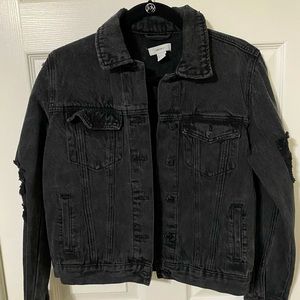 Forever21 Distressed Denim Jacket